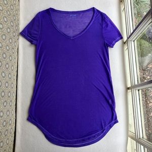 Womens' Purple Short Sleeve Shirt